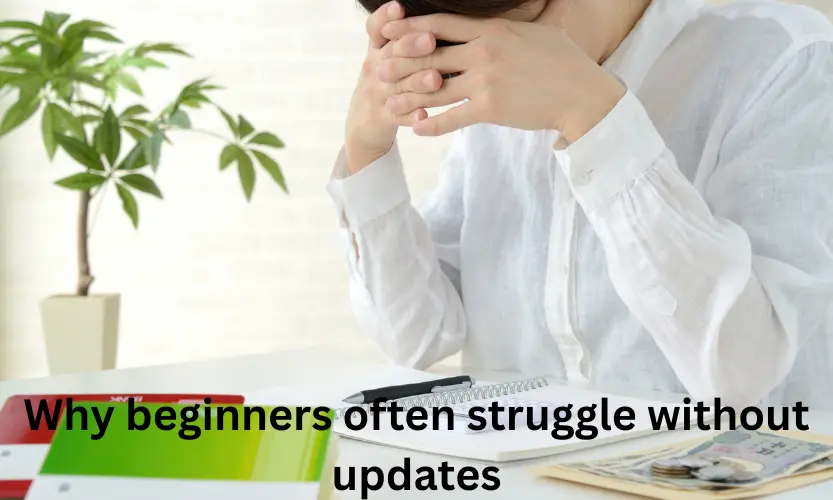 why beginners often struggle without updates